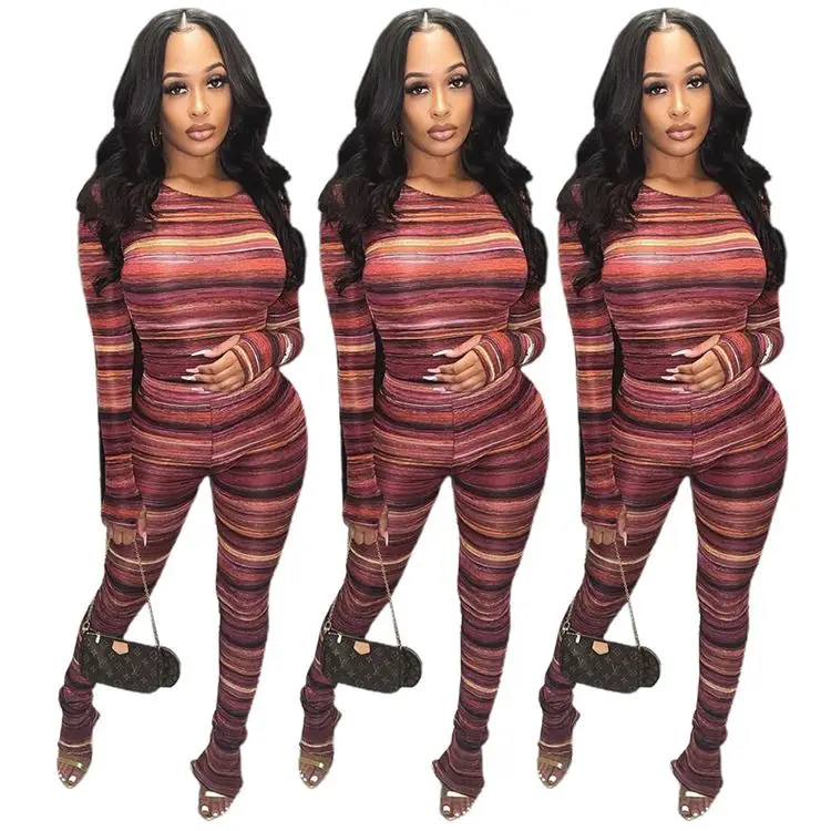 Wholesale Printing Bodycon Long Sleeve Women Clothes Casual 2 Piece Set Women Two Piece Pants Set
Wholesale Printing Bodycon Long Sleeve Women Clothes Casual 2 Piece Set Women Two Piece Pants Set