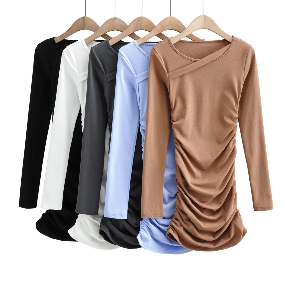 2022 Custom Logo Amazon New Arrivals Women's Dress Round Neck Long Sleeve Pleated Ladies Bag Hip Mini Dress Club
2022 Custom Logo Amazon New Arrivals Women's Dress Round Neck Long Sleeve Pleated Ladies Bag Hip Mini Dress Club