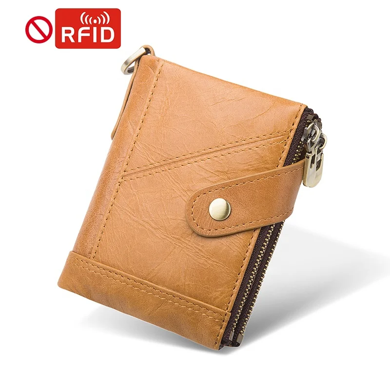 Wholesale RFID blocking real leather slim wallet custom men mini leather wallet 2020, Black/brown
Wholesale RFID blocking real leather slim wallet custom men mini leather wallet 2020, Black/brown