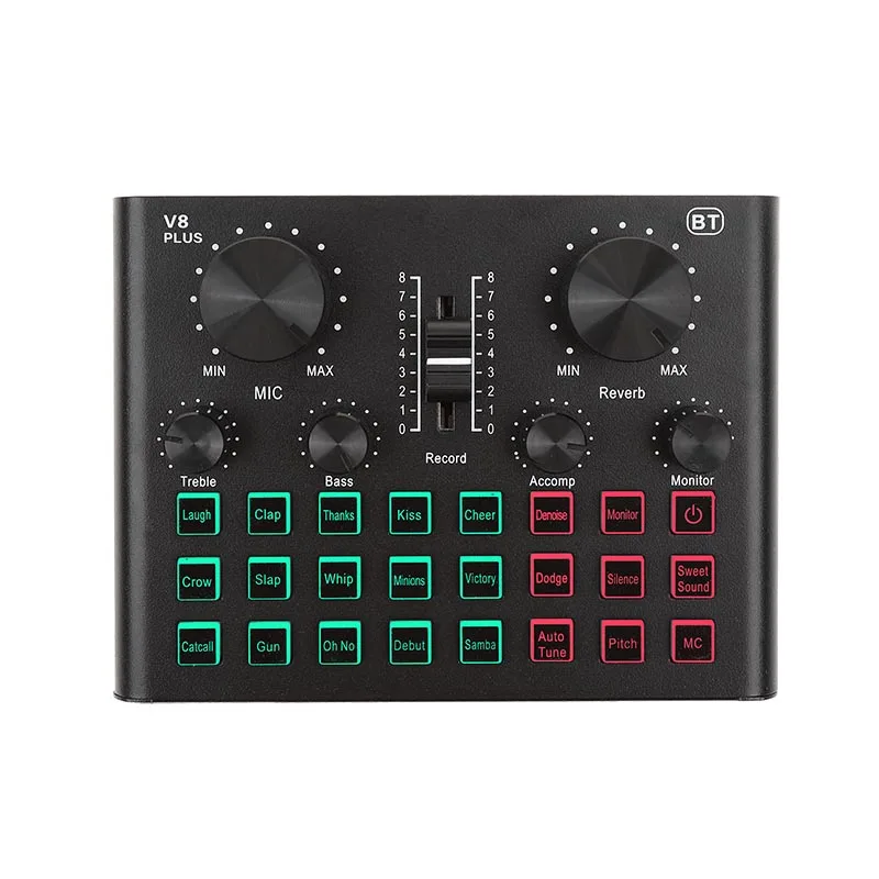 Top Quality USB External Multi-function sound card V8 Plus For Mac Computer Android mixer shaking sound Microphone Sound Cards
Top Quality USB External Multi-function sound card V8 Plus For Mac Computer Android mixer shaking sound Microphone Sound Cards