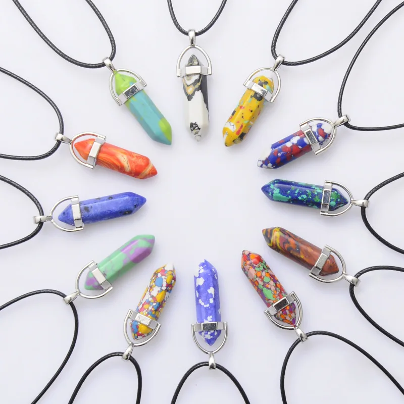 Fashion Stone Synthetic Turquoise Pillar Pendants & Charms For Jewelry Making Charm Pendulum DIY Accessories Stone Pendant, Colors
Fashion Stone Synthetic Turquoise Pillar Pendants & Charms For Jewelry Making Charm Pendulum DIY Accessories Stone Pendant, Colors