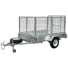 6x4 light duty fully welded single axle trailer