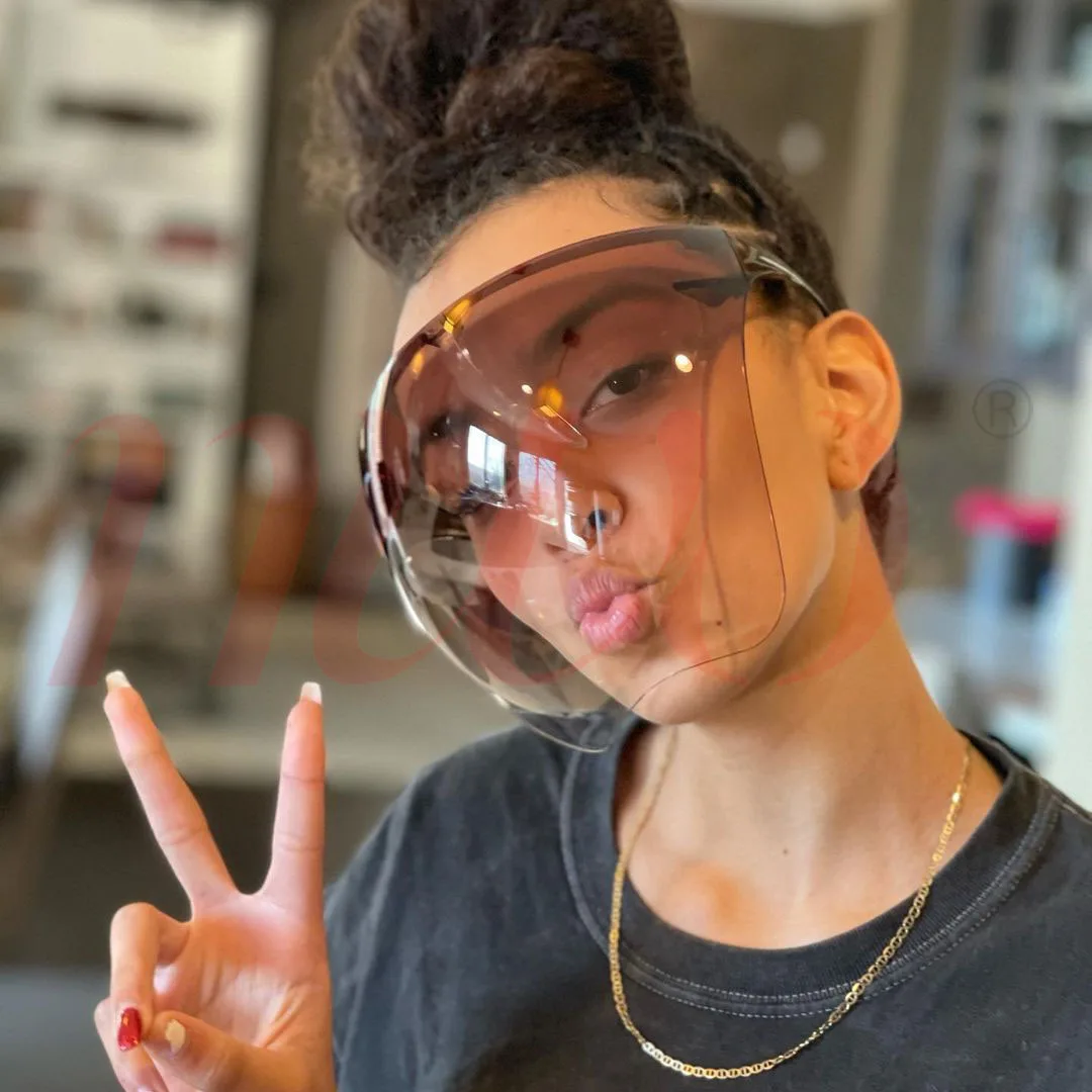 New Arrival Factory Anti Fog Mirrored Shades Face Double Color Shield sunglasses Face Shield Protective Face Shield
New Arrival Factory Anti Fog Mirrored Shades Face Double Color Shield sunglasses Face Shield Protective Face Shield