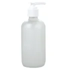 factory price frosted glass cosmetic lotion cream pump bottle