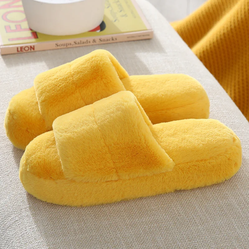 Women Yellow Fur Slippers Winter Slides Fluffy Furry Sandals Woman Flip Flops Home Slippers Hot Ladies Plush Shoes, As shown
Women Yellow Fur Slippers Winter Slides Fluffy Furry Sandals Woman Flip Flops Home Slippers Hot Ladies Plush Shoes, As shown