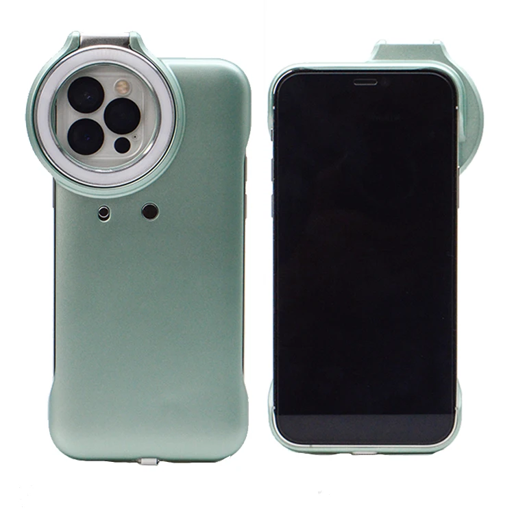 Led Selfie Ring Fill Light Cover ABS PC Ring Light Phone Case with selfie light For iPhone 12
Led Selfie Ring Fill Light Cover ABS PC Ring Light Phone Case with selfie light For iPhone 12