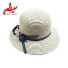 Zhejiang manufacturer summer natural paper straw folding sun hat china