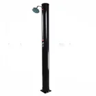 Solar shower portable and installable to top quality swimming pool