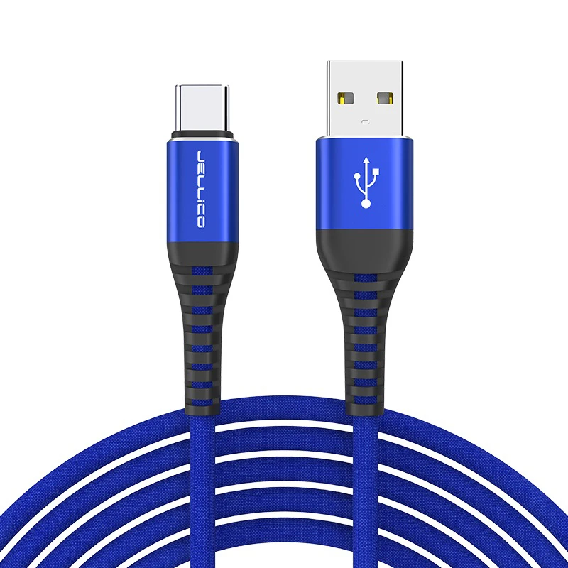 Jellico Patent Design USB Cable type-c usb cable Fast Charging 2.4A Data Cable, Black, blue, red, gold
Jellico Patent Design USB Cable type-c usb cable Fast Charging 2.4A Data Cable, Black, blue, red, gold