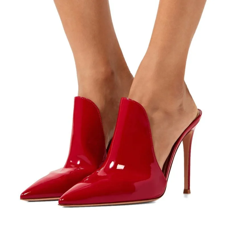 Women Large Size Pointed Toe Slip on Party Shoes Stiletto High Heels Mules Pumps, Black,red,green,blue....
Women Large Size Pointed Toe Slip on Party Shoes Stiletto High Heels Mules Pumps, Black,red,green,blue....