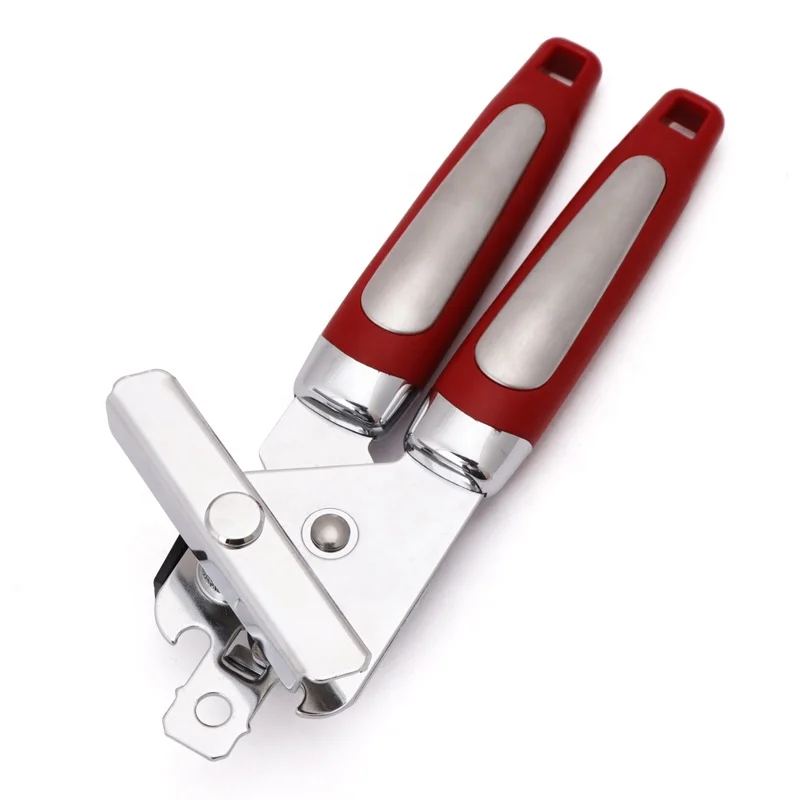 Wholesale Stainless Steel Manual Can Opener with Red Handle For Amazon, Customize color handle
Wholesale Stainless Steel Manual Can Opener with Red Handle For Amazon, Customize color handle