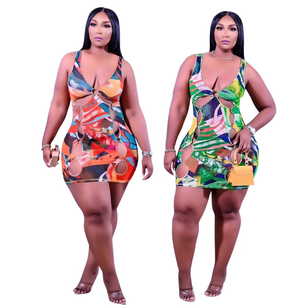 Casual Women Dress Wholesale Summer Floral Print Ladies Hollow Sexy Plus Size Bodycon Classy Dress Casual Sleeveless Mini Dress, Customized color
Casual Women Dress Wholesale Summer Floral Print Ladies Hollow Sexy Plus Size Bodycon Classy Dress Casual Sleeveless Mini Dress, Customized color