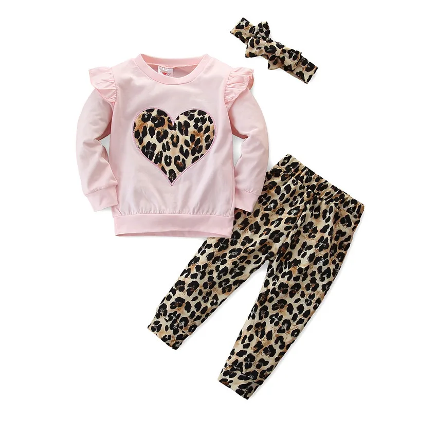 Newborn Baby Girl Clothes Set Cotton Long Sleeve Funny Letter Tops+Casual Leopard Pants+Headband 3Pcs Infant Toddler Outfi
Newborn Baby Girl Clothes Set Cotton Long Sleeve Funny Letter Tops+Casual Leopard Pants+Headband 3Pcs Infant Toddler Outfi