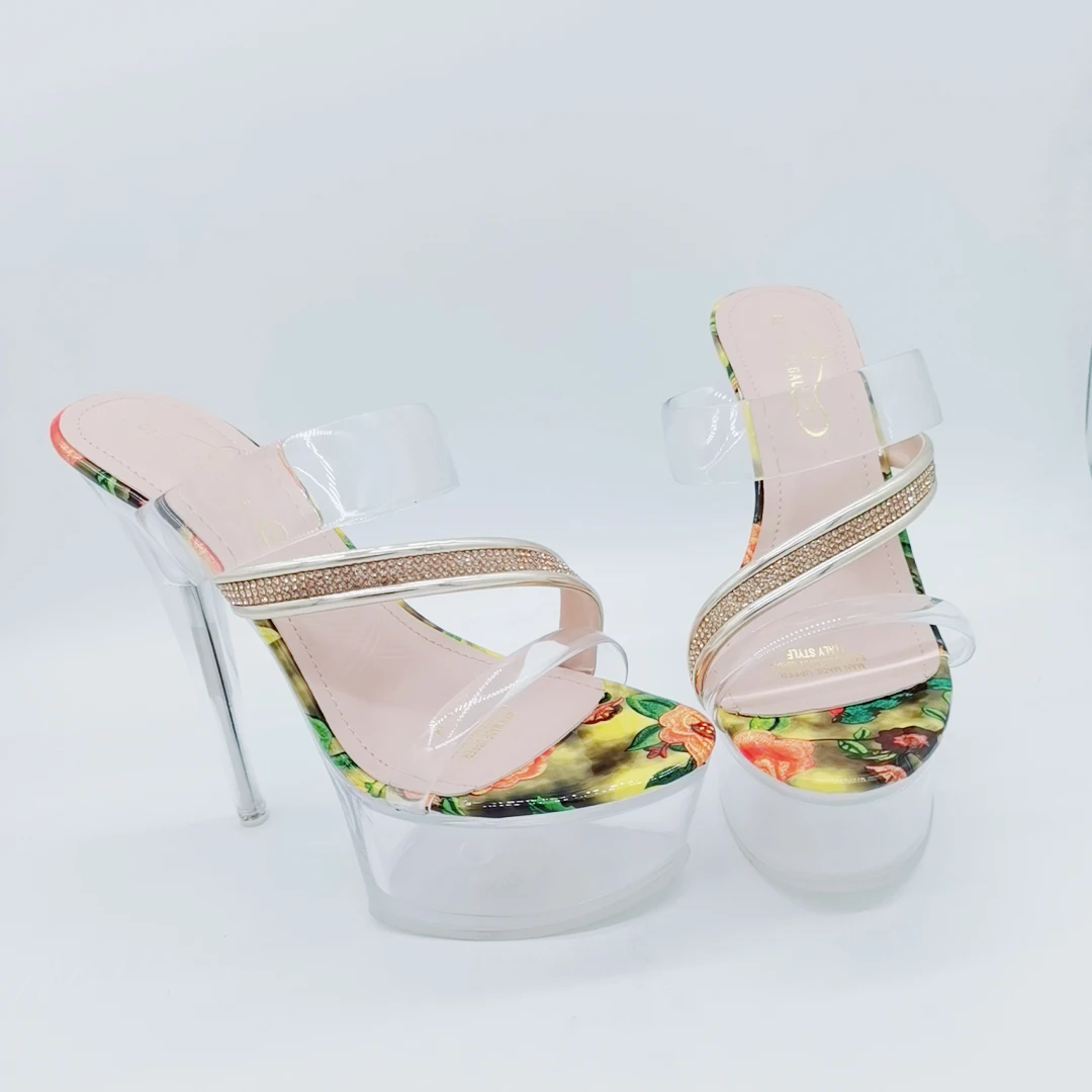 Super High Clear Sandals for Girls Night Club Bar High Heeled Shoes Floral Print Roman Platform Lady Pumps Women High Heels
Super High Clear Sandals for Girls Night Club Bar High Heeled Shoes Floral Print Roman Platform Lady Pumps Women High Heels
