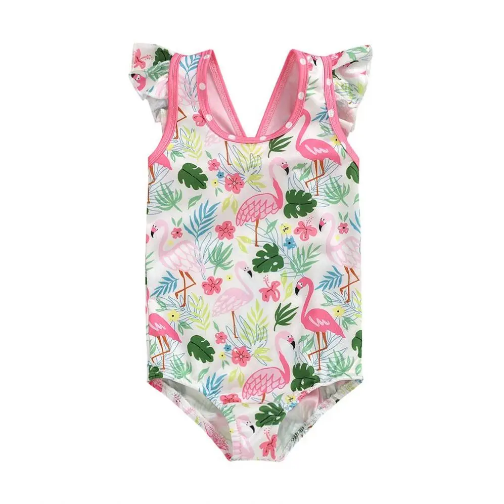 Girls baby Children's bow swimsuit Printed Floral Swimwear Swimming costume One Piece Ruffles flamingo Swimsuit, As picture
Girls baby Children's bow swimsuit Printed Floral Swimwear Swimming costume One Piece Ruffles flamingo Swimsuit, As picture