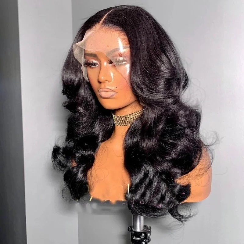 Natural Black Loose Wave Middle Part Cut Short Bob PrePlucked Lace Front Wig For Women Babyhair Hairline Human Hair Wigs 180%
Natural Black Loose Wave Middle Part Cut Short Bob PrePlucked Lace Front Wig For Women Babyhair Hairline Human Hair Wigs 180%