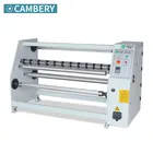 Cambery factory wood working leather fabric slitting machine aluminum foil fabric leather veneer slitter and rewinder