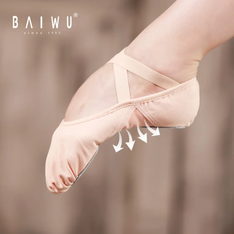 121131010 Baiwu 2021 New Arrival Women Dance Slipper Soft Sole Ballerina, Customized color
121131010 Baiwu 2021 New Arrival Women Dance Slipper Soft Sole Ballerina, Customized color