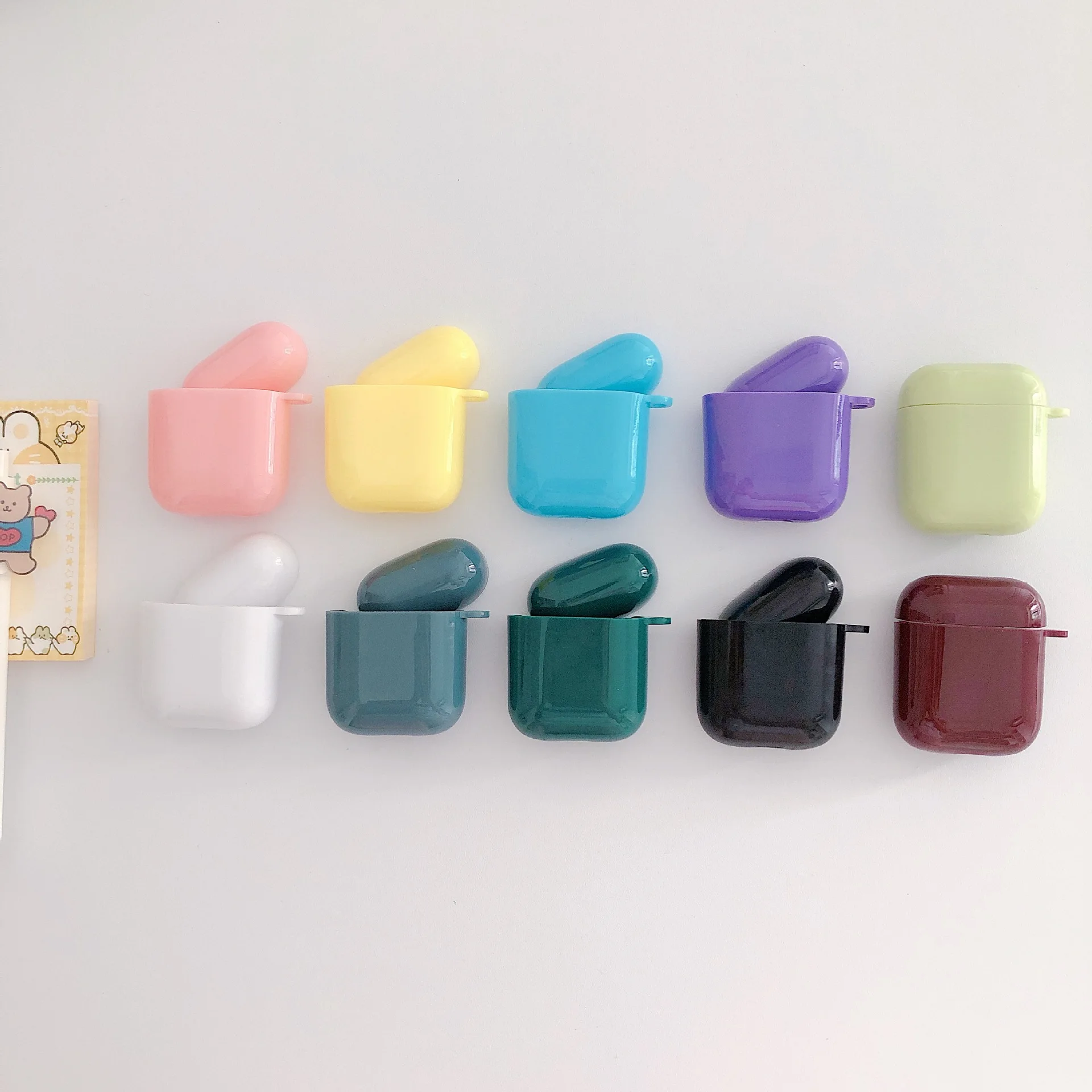 Shell candy TPU case for airpods case 1 2 soft protective earphone shell candy pure color for airpods pro case
Shell candy TPU case for airpods case 1 2 soft protective earphone shell candy pure color for airpods pro case