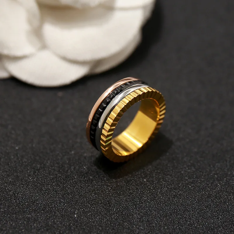 Fashion personality versatile gear rotatable ring titanium steel classic exquisite accessories, Picture
Fashion personality versatile gear rotatable ring titanium steel classic exquisite accessories, Picture