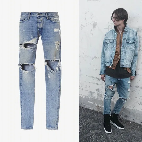 high quality wholesale designers custom vintage blue stretchy destroyed ripped skinny patchwork denim jeans men
high quality wholesale designers custom vintage blue stretchy destroyed ripped skinny patchwork denim jeans men