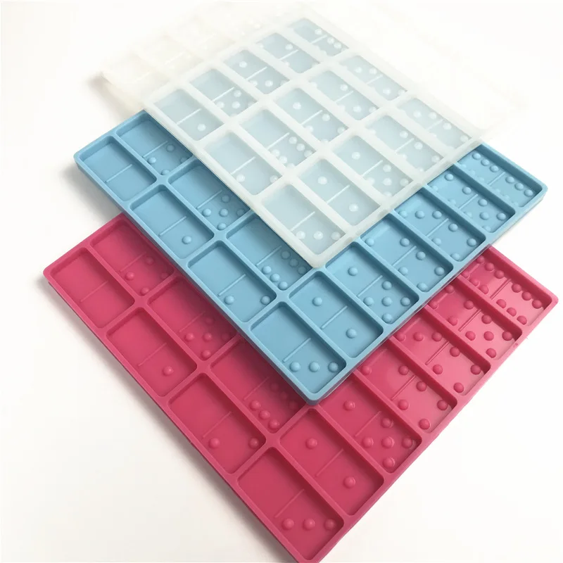 1556 Crystal Epoxy Domino Silicone Mold DIY Domino Silicone Mold for Domino Game, Photo color
1556 Crystal Epoxy Domino Silicone Mold DIY Domino Silicone Mold for Domino Game, Photo color