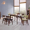 Home Furniture Wooden Dining Table Set Space Saving Extendable Table