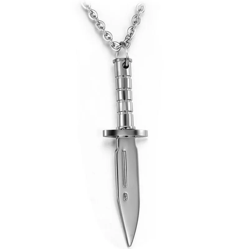 Fashion Accessories Simple Dainty Dagger Pendants Necklace Mens Jewellery Spot Wholesale
Fashion Accessories Simple Dainty Dagger Pendants Necklace Mens Jewellery Spot Wholesale
