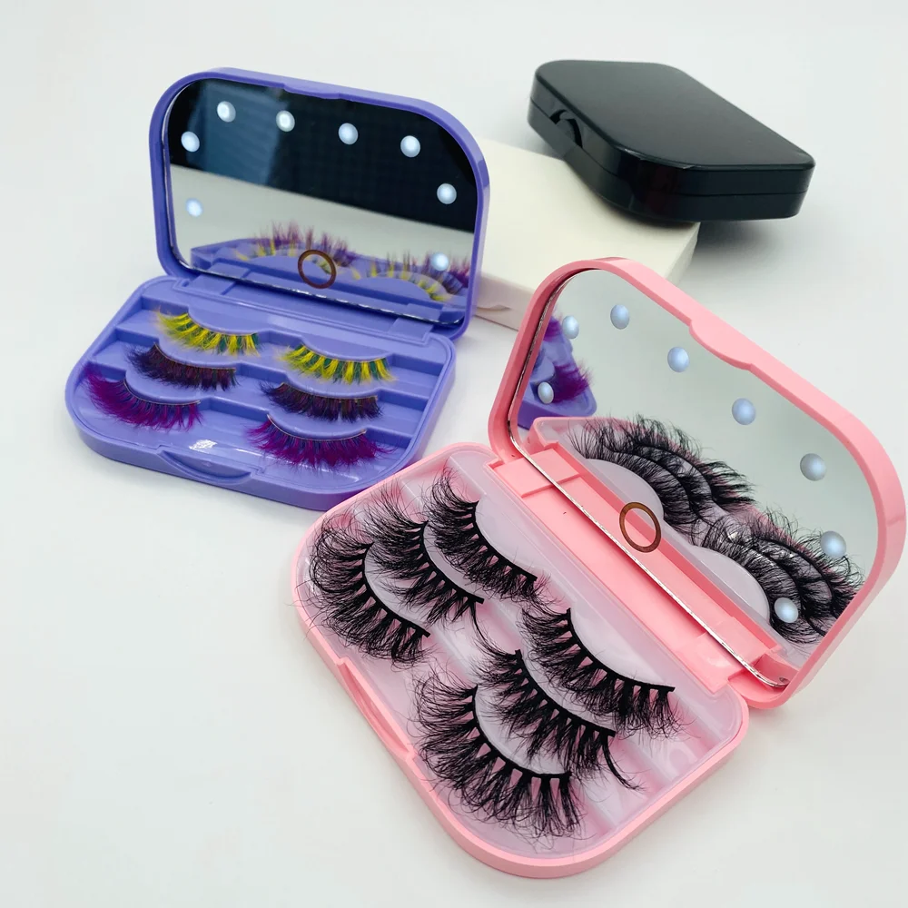 Eyelash vendor customized 3pair lashboxes 3d mink eyelashes packaging boxes, Natural black mink eyelashes
Eyelash vendor customized 3pair lashboxes 3d mink eyelashes packaging boxes, Natural black mink eyelashes