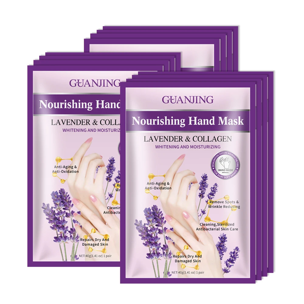 1 bag= 2 pieces Hand Skin Care Moisturizing Anti Wrinkle Dark Spot Removal Whitening Lavender Collagen Hand Mask
1 bag= 2 pieces Hand Skin Care Moisturizing Anti Wrinkle Dark Spot Removal Whitening Lavender Collagen Hand Mask