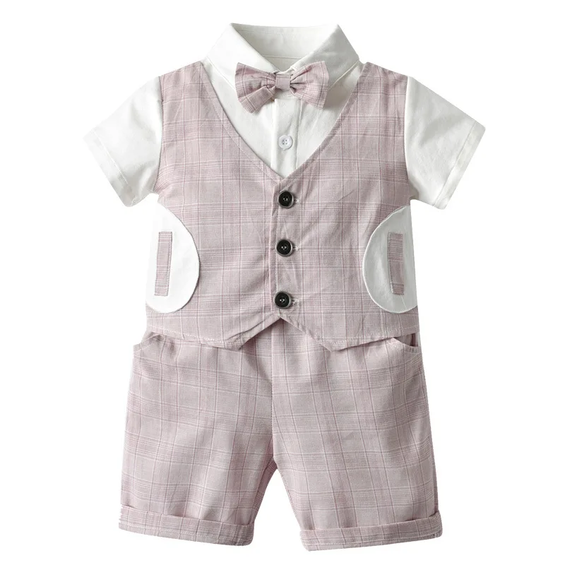Custom Baby Boys Cotton Birthday Suit Gentleman Bow Ties Shirts Toddler Boy Clothing Short Sleeve Summer Party Sets, Picture
Custom Baby Boys Cotton Birthday Suit Gentleman Bow Ties Shirts Toddler Boy Clothing Short Sleeve Summer Party Sets, Picture