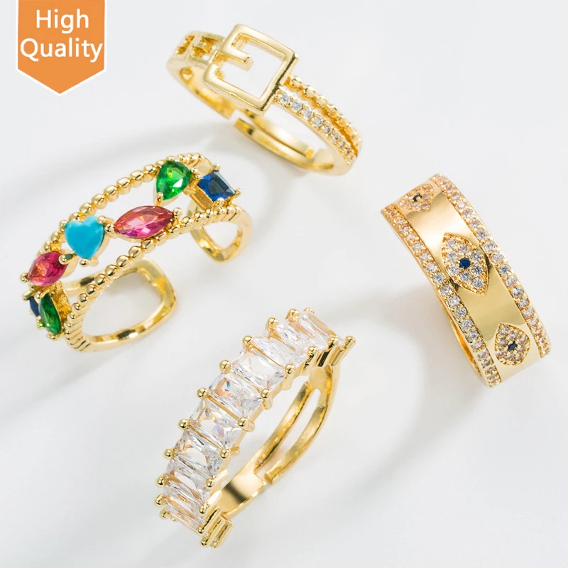 Wholesale Luxury Engrave Gold Plated Copper Colorful Diamond Jewelry Eye Ring For Unisex
Wholesale Luxury Engrave Gold Plated Copper Colorful Diamond Jewelry Eye Ring For Unisex