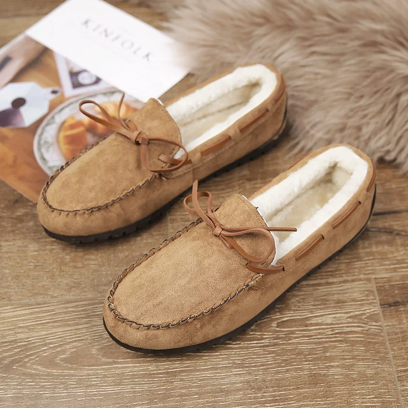 Autumn Winter Fall Bottomed Cattle Tendon Soft Bottomed Plush Cotton Pregnant Sheepskin Slippers Women Ladies Lazy Casual Shoes
Autumn Winter Fall Bottomed Cattle Tendon Soft Bottomed Plush Cotton Pregnant Sheepskin Slippers Women Ladies Lazy Casual Shoes