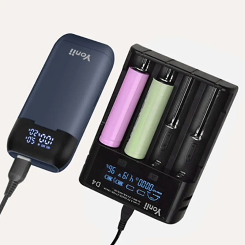Yonii DIY 3in1 battery charger storage case power bank HD digital display PD fast charging device with magnetic protection cover
Yonii DIY 3in1 battery charger storage case power bank HD digital display PD fast charging device with magnetic protection cover