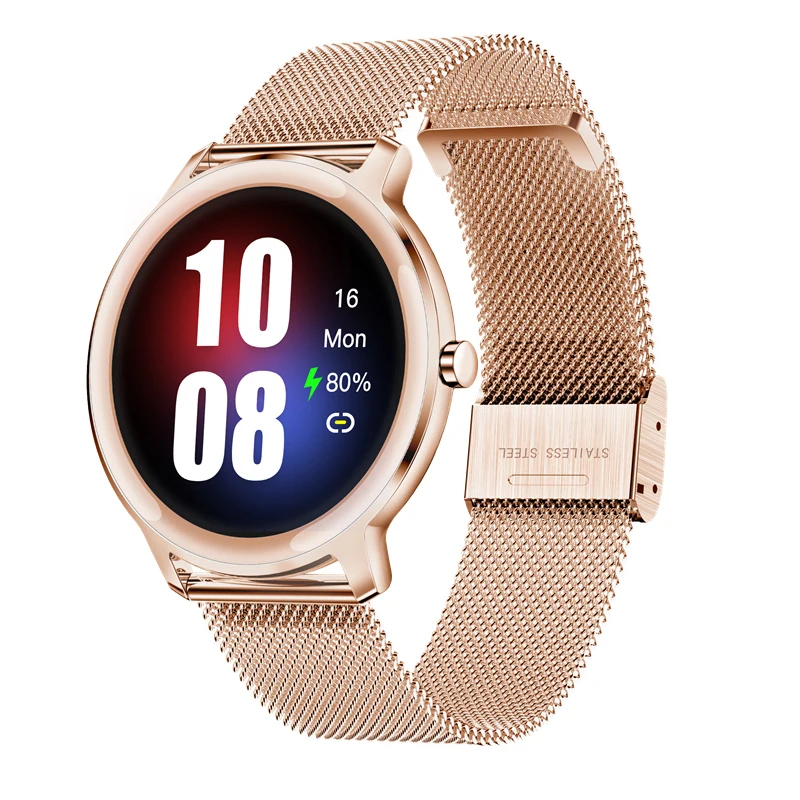 New Stylish Women's Smart Watch Luxury Waterproof Wristwatch Stainless Steel Casual Girls Smartwatch For Android iOS 
New Stylish Women's Smart Watch Luxury Waterproof Wristwatch Stainless Steel Casual Girls Smartwatch For Android iOS
