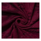 textile fabric design tops polyester lurex knit spandex red jacquard fabric roll