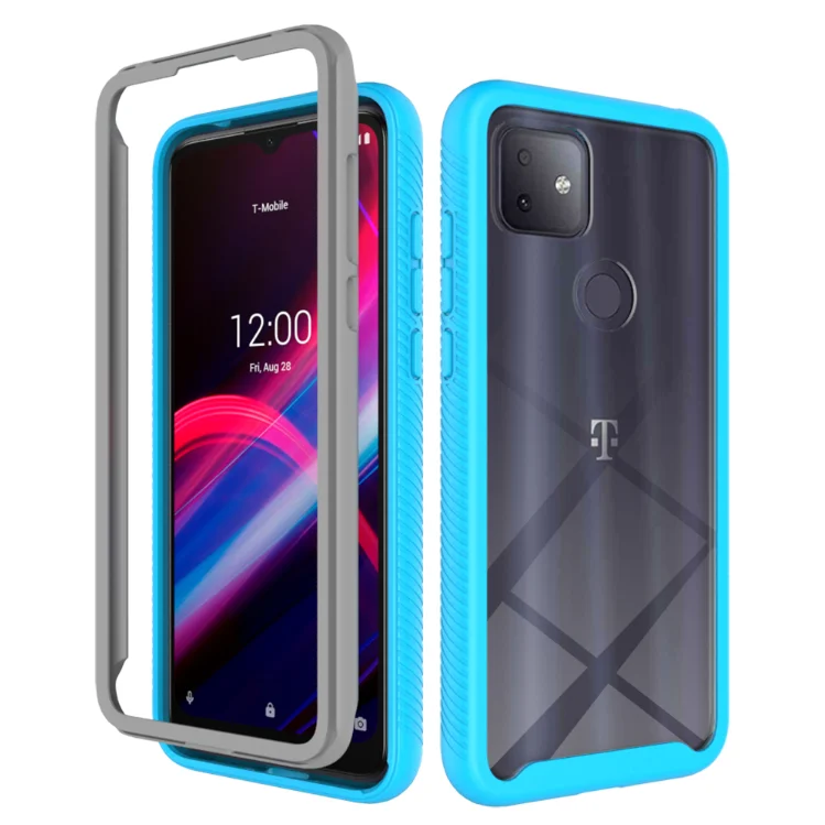 2 in 1 Carbon Fiber Protector Hybrid Shockproof Transparent Phone Cover for T Mobile revvl 4+/4/5g, 6 colors
2 in 1 Carbon Fiber Protector Hybrid Shockproof Transparent Phone Cover for T Mobile revvl 4+/4/5g, 6 colors