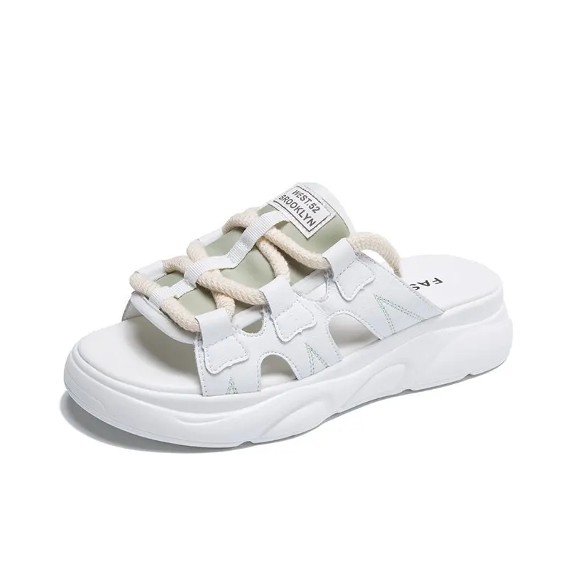 New design outdoor summer beach flat platform sandals shoes ladies sandals for women, Customized
New design outdoor summer beach flat platform sandals shoes ladies sandals for women, Customized