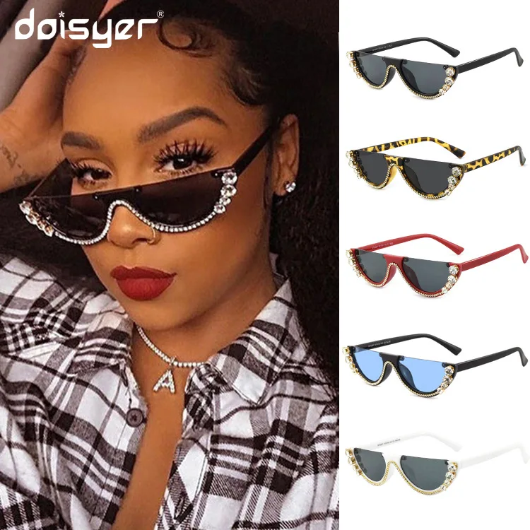 Sunborry Custom Sparkling Crystal Rhinestone Diamond Bling Bling Semi-Rimless Frame Sun Glasses SunglassesRiver
Sunborry Custom Sparkling Crystal Rhinestone Diamond Bling Bling Semi-Rimless Frame Sun Glasses SunglassesRiver