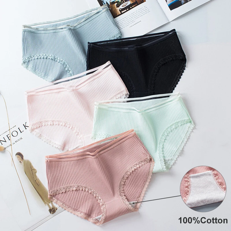 Wholesale Love Pink Panties Cotton Striped Female Briefs High Quality Breathable Sexy White Ladies Seamless Underwear Women, 10 colors
Wholesale Love Pink Panties Cotton Striped Female Briefs High Quality Breathable Sexy White Ladies Seamless Underwear Women, 10 colors