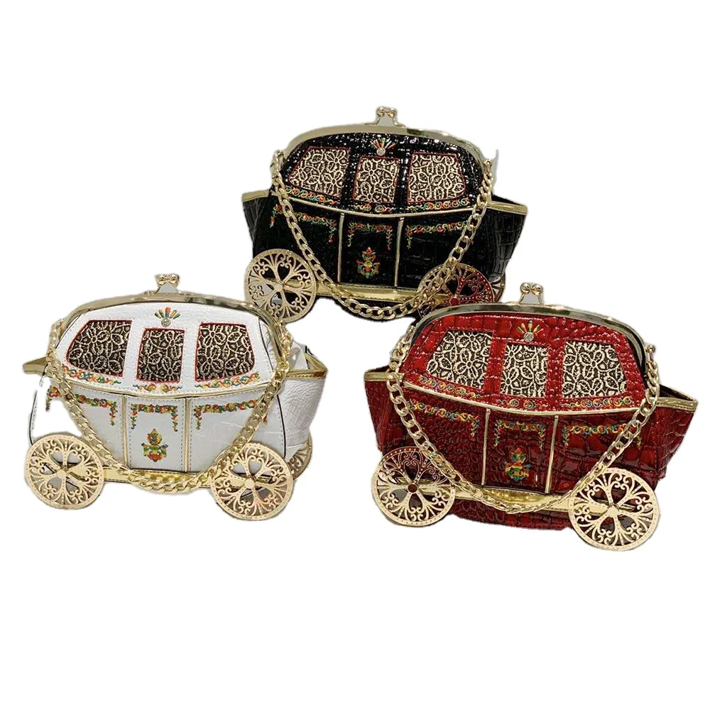 New Trend Fashion Handbags Creative Modeling Embroidered Carriage Bag Chain Bag Shoulder Bag, Custom
New Trend Fashion Handbags Creative Modeling Embroidered Carriage Bag Chain Bag Shoulder Bag, Custom