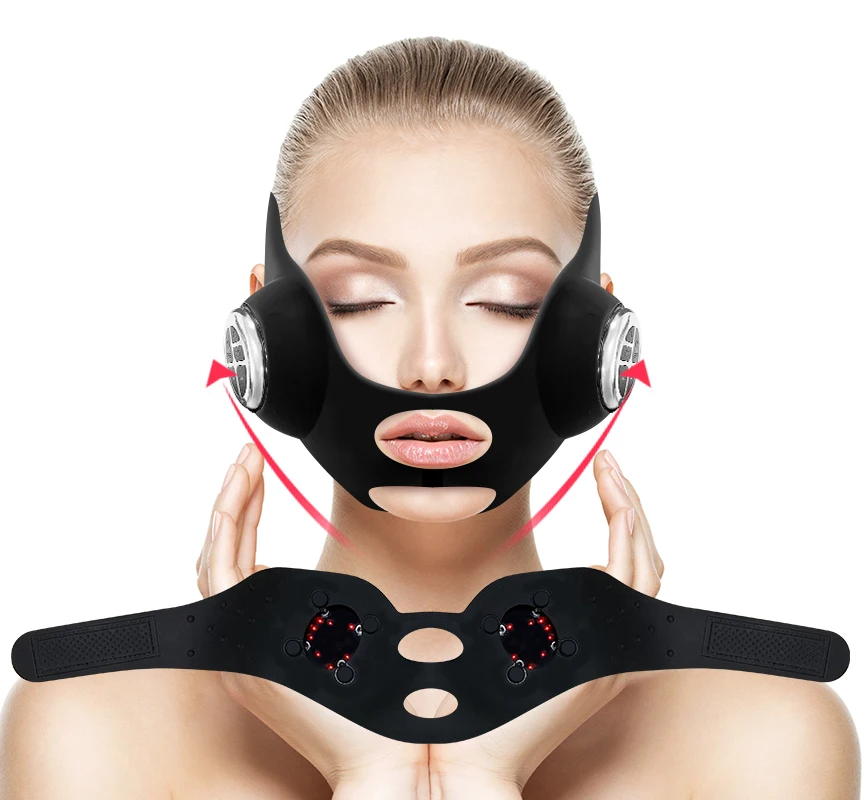 Micro-current Slimming Double Chin Contouring Massager Electric V-shaped Facial Lifting Belt Face Lifting LED Mask
Micro-current Slimming Double Chin Contouring Massager Electric V-shaped Facial Lifting Belt Face Lifting LED Mask