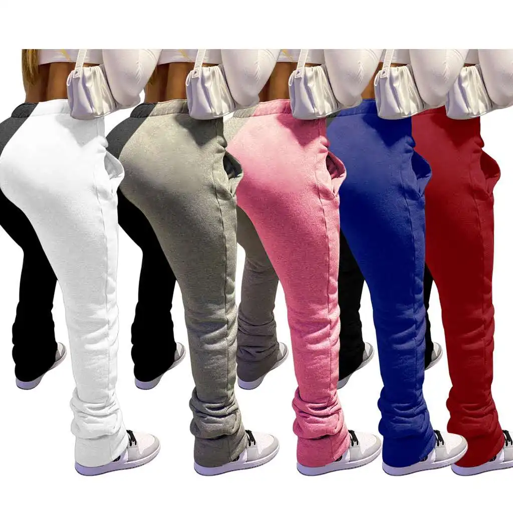 European and American new style women's clothing straps pockets casual women's pants High waisted leggings for women
European and American new style women's clothing straps pockets casual women's pants High waisted leggings for women
