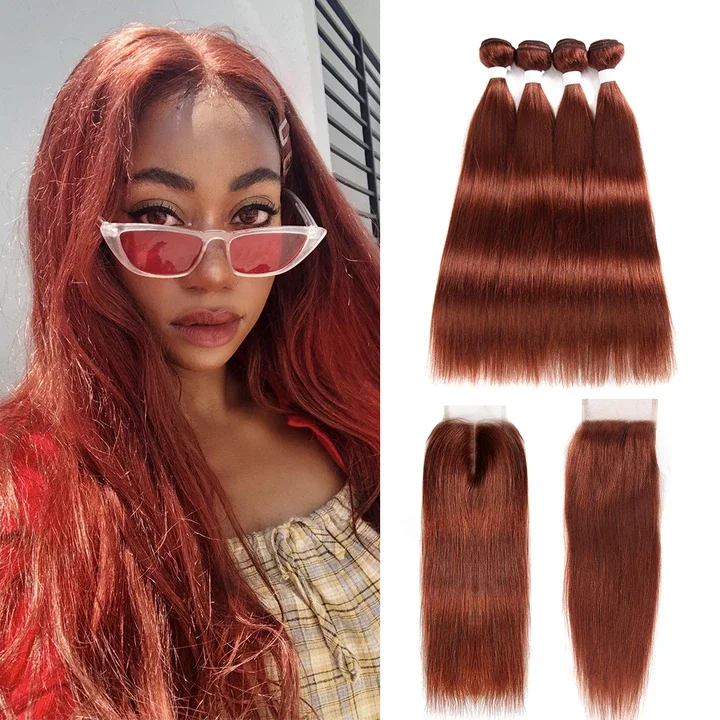 

KEMY Wholesale cheap Brazilian Hair Extensions peruvian Virgin Hair weaves closures and bundles colored hair bundles, Natural colors,99j ,613#,#4,#2