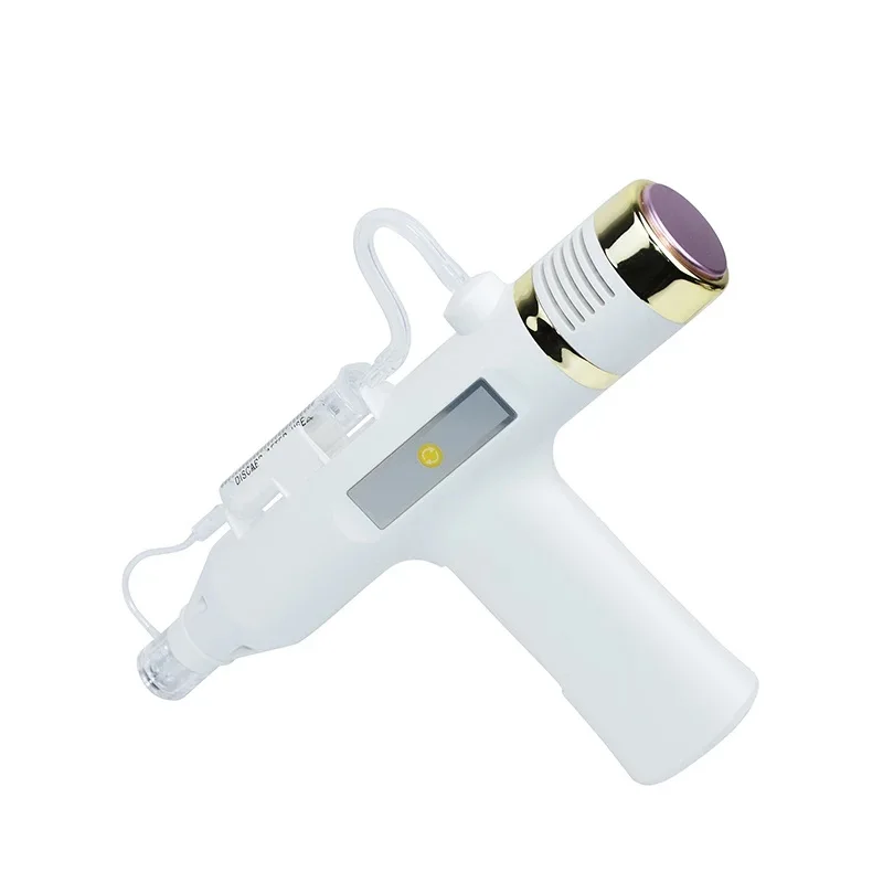 Nano Crystal Injector Photon No-Needle Mesotherapy Device Hot and Cold Facial Skin Care Device cooling heating Meso Gun, White
Nano Crystal Injector Photon No-Needle Mesotherapy Device Hot and Cold Facial Skin Care Device cooling heating Meso Gun, White