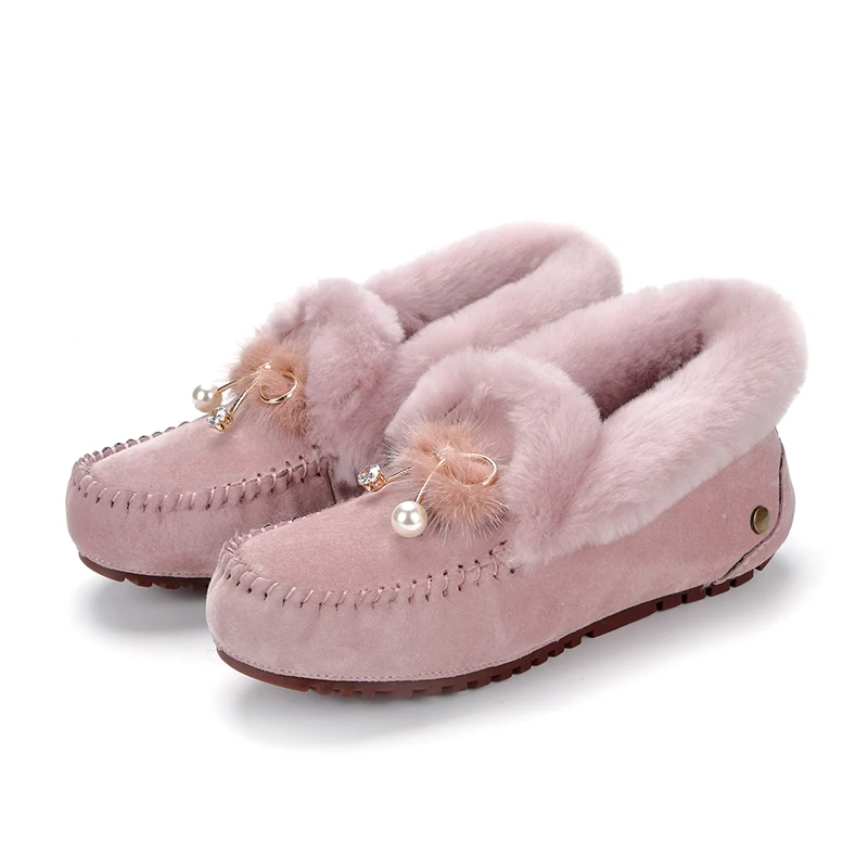 Genuine Leather Natural Fur Wool Women Flat Shoes New Fashion Women Moccasins Casual Loafers Plus Size Winter shoes
Genuine Leather Natural Fur Wool Women Flat Shoes New Fashion Women Moccasins Casual Loafers Plus Size Winter shoes
