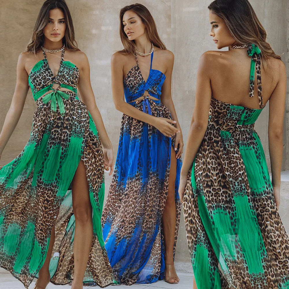 New Halter Hollow Out Ankle-Length Bohemian Maxi Sexy Long Dress Women Ladies Beach Dresses
New Halter Hollow Out Ankle-Length Bohemian Maxi Sexy Long Dress Women Ladies Beach Dresses