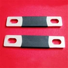 Copper Strip Connector Silver/Lead-Tin Battery Pack Connector With Insulation