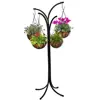 New Product Ironwork 4-Arm Tree with 4 Hanging Baskets For Indoor