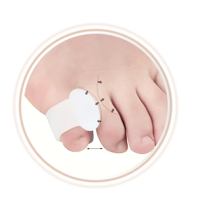 Tail Finger Ring Toe Separator Thumb Corrector Eversion Separator Nursing Pad Toe Overlap Gel Toe Separator, White skin
Tail Finger Ring Toe Separator Thumb Corrector Eversion Separator Nursing Pad Toe Overlap Gel Toe Separator, White skin